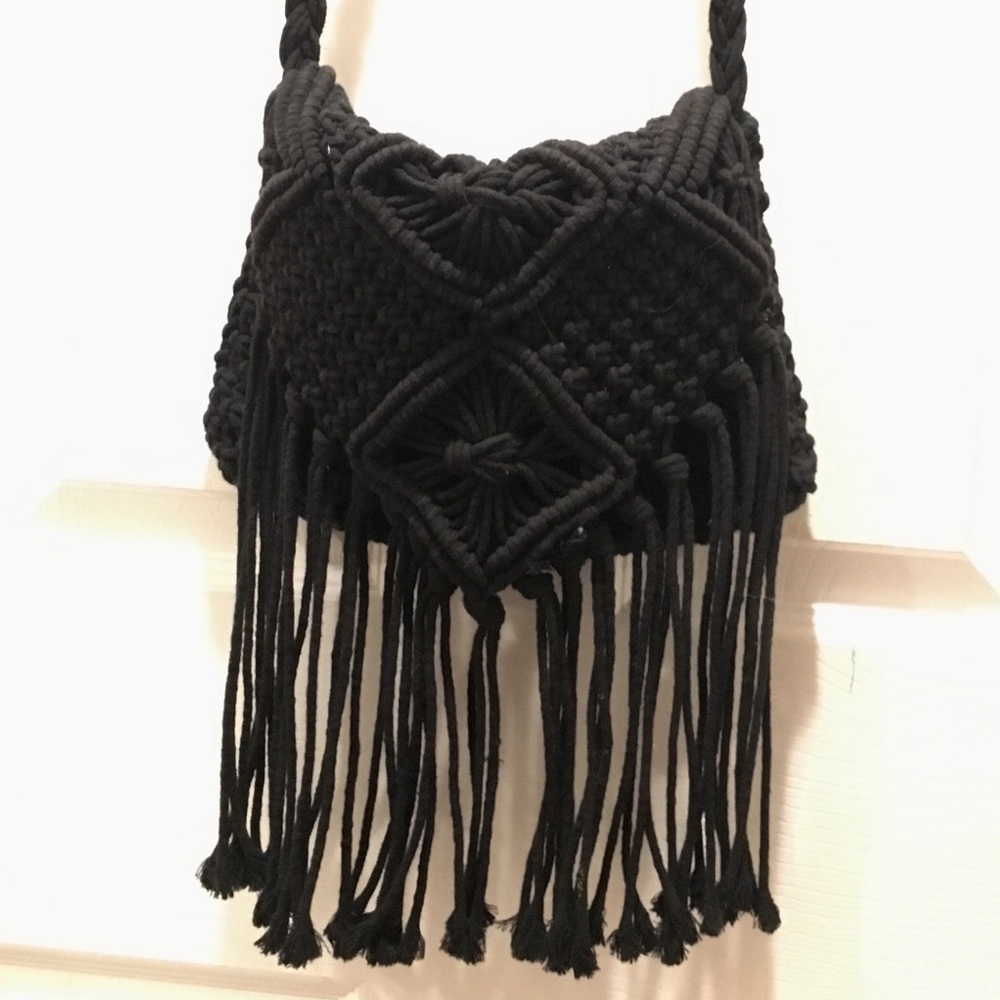 Never Used! Boho woven crossbody bag